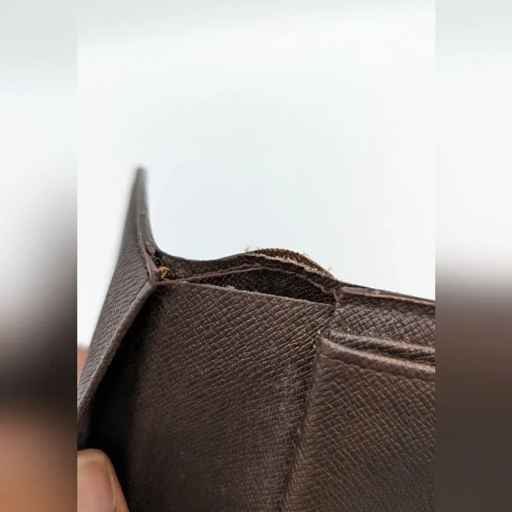 Louis Vuitton Damier Ebene Porte-Tresor Etui Papier Wallet